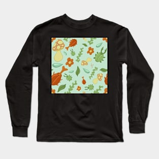 Bug buddies pattern Long Sleeve T-Shirt